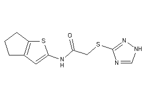 N-(5,6-dihydro-4H-cyclopenta[b]thiophen-2-yl)-2-(1H-1,2,4-triazol-3-ylthio)acetamide