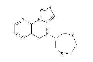 1,4-dithiepan-6-yl-[(2-imidazol-1-yl-3-pyridyl)methyl]amine