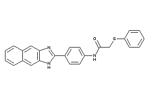 N-[4-(3H-benzo[f]benzimidazol-2-yl)phenyl]-2-(phenylthio)acetamide