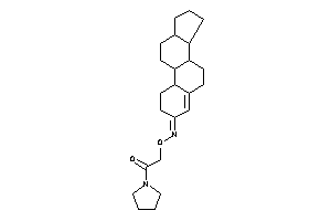 1-pyrrolidino-2-(1,2,6,7,8,9,10,11,12,13,14,15,16,17-tetradecahydrocyclopenta[a]phenanthren-3-ylideneamino)oxy-ethanone