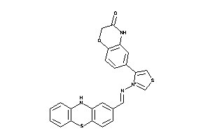 6-[3-(10H-phenothiazin-2-ylmethyleneamino)thiazol-3-ium-4-yl]-4H-1,4-benzoxazin-3-one