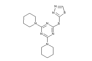 2-[(4,6-dipiperidino-s-triazin-2-yl)thio]-1,3,4-thiadiazole