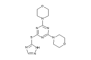 4-[4-morpholino-6-(1H-1,2,4-triazol-5-ylthio)-s-triazin-2-yl]morpholine