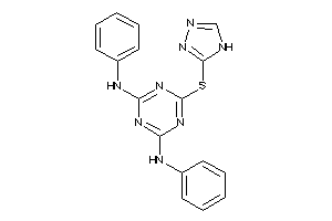 [4-anilino-6-(4H-1,2,4-triazol-3-ylthio)-s-triazin-2-yl]-phenyl-amine