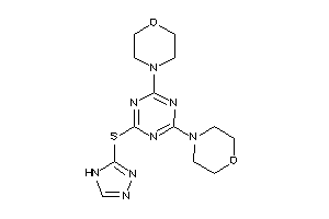 4-[4-morpholino-6-(4H-1,2,4-triazol-3-ylthio)-s-triazin-2-yl]morpholine