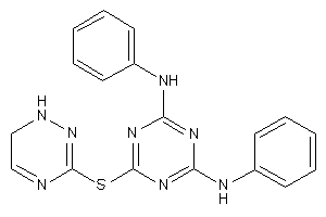 [4-anilino-6-(1,6-dihydro-1,2,4-triazin-3-ylthio)-s-triazin-2-yl]-phenyl-amine