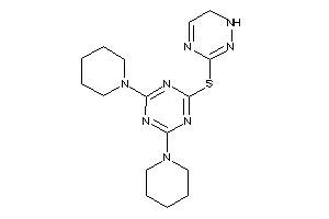 2-(1,6-dihydro-1,2,4-triazin-3-ylthio)-4,6-dipiperidino-s-triazine