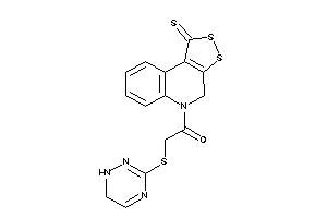 2-(1,6-dihydro-1,2,4-triazin-3-ylthio)-1-(1-thioxo-4H-dithiolo[3,4-c]quinolin-5-yl)ethanone