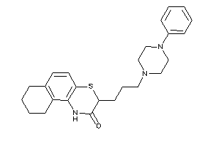 3-[3-(4-phenylpiperazino)propyl]-7,8,9,10-tetrahydro-1H-benzo[f][1,4]benzothiazin-2-one