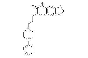 Image of 6-[3-(4-phenylpiperazino)propyl]-8H-[1,3]dioxolo[4,5-g][1,4]benzothiazin-7-one