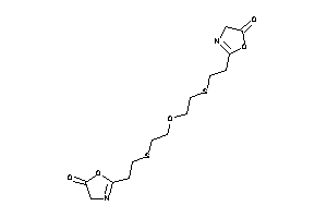 2-[2-[2-[2-[2-(5-keto-2-oxazolin-2-yl)ethylthio]ethoxy]ethylthio]ethyl]-2-oxazolin-5-one