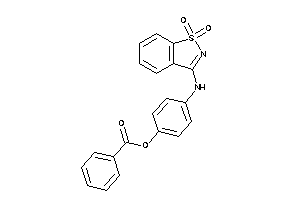 Benzoic Acid [4-[(1,1-diketo-1,2-benzothiazol-3-yl)amino]phenyl] Ester