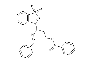 Benzoic Acid 2-[(benzalamino)-(1,1-diketo-1,2-benzothiazol-3-yl)amino]ethyl Ester