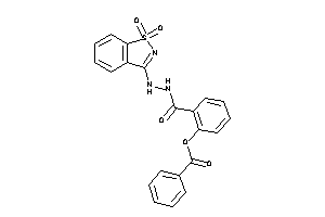 Benzoic Acid [2-[[(1,1-diketo-1,2-benzothiazol-3-yl)amino]carbamoyl]phenyl] Ester