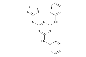 [4-anilino-6-(2-thiazolin-2-ylthio)-s-triazin-2-yl]-phenyl-amine