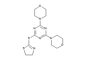 4-[4-morpholino-6-(2-thiazolin-2-ylthio)-s-triazin-2-yl]morpholine