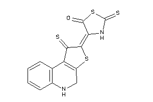 2-thioxo-4-(1-thioxo-4,5-dihydrothieno[2,3-c]quinolin-2-ylidene)thiazolidin-5-one