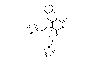 Image of 5,5-bis[2-(4-pyridyl)ethyl]-1-(tetrahydrofurfuryl)barbituric Acid