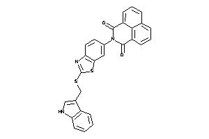 [2-(1H-indol-3-ylmethylthio)-1,3-benzothiazol-6-yl]BLAHquinone