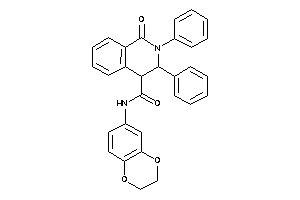 N-(2,3-dihydro-1,4-benzodioxin-6-yl)-1-keto-2,3-diphenyl-3,4-dihydroisoquinoline-4-carboxamide