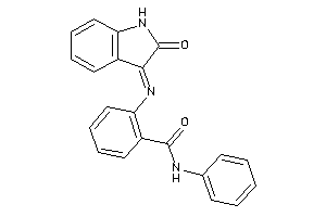 2-[(2-ketoindolin-3-ylidene)amino]-N-phenyl-benzamide