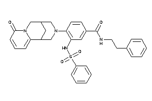 3-(benzenesulfonamido)-4-(ketoBLAHyl)-N-phenethyl-benzamide