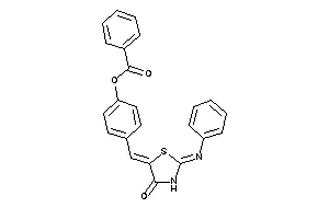 Benzoic Acid [4-[(4-keto-2-phenylimino-thiazolidin-5-ylidene)methyl]phenyl] Ester