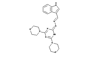 Image of (4,6-dimorpholino-1H-s-triazin-2-ylidene)-(1H-indol-3-ylmethyleneamino)amine