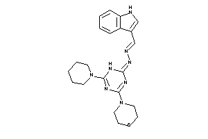 Image of 1H-indol-3-ylmethylene-[(4-morpholino-6-piperidino-1H-s-triazin-2-ylidene)amino]amine