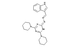(4,6-dipiperidino-1H-s-triazin-2-ylidene)-(1H-indol-3-ylmethyleneamino)amine