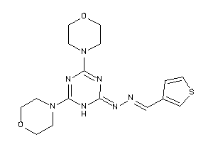 (4,6-dimorpholino-1H-s-triazin-2-ylidene)-(3-thenylideneamino)amine