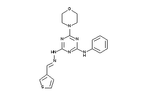 (4-anilino-6-morpholino-s-triazin-2-yl)-(3-thenylideneamino)amine