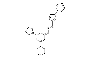 Image of (4-morpholino-6-pyrrolidino-1H-s-triazin-2-ylidene)-[(1-phenylpyrrol-3-yl)methyleneamino]amine