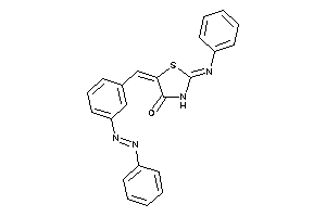 5-(3-phenylazobenzylidene)-2-phenylimino-thiazolidin-4-one