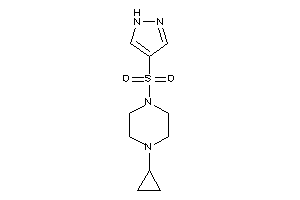 1-cyclopropyl-4-(1H-pyrazol-4-ylsulfonyl)piperazine