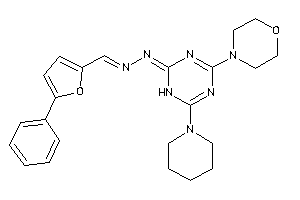 (4-morpholino-6-piperidino-1H-s-triazin-2-ylidene)-[(5-phenyl-2-furyl)methyleneamino]amine