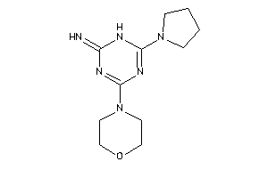 (4-morpholino-6-pyrrolidino-1H-s-triazin-2-ylidene)amine