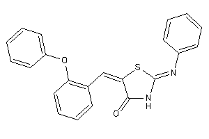 5-(2-phenoxybenzylidene)-2-phenylimino-thiazolidin-4-one