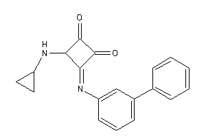 3-(cyclopropylamino)-4-(3-phenylphenyl)imino-cyclobutane-1,2-quinone