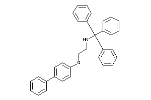 2-(4-phenylphenoxy)ethyl-trityl-amine