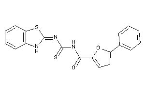 N-(3H-1,3-benzothiazol-2-ylidenethiocarbamoyl)-5-phenyl-2-furamide