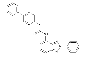 N-(2-phenylbenzotriazol-4-yl)-2-(4-phenylphenyl)acetamide