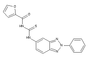 Image of N-[(2-phenylbenzotriazol-5-yl)thiocarbamoyl]-2-furamide