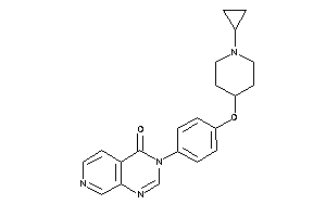 3-[4-[(1-cyclopropyl-4-piperidyl)oxy]phenyl]pyrido[3,4-d]pyrimidin-4-one
