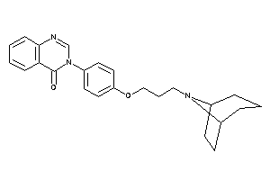 3-[4-[3-(8-azabicyclo[3.2.1]octan-8-yl)propoxy]phenyl]quinazolin-4-one