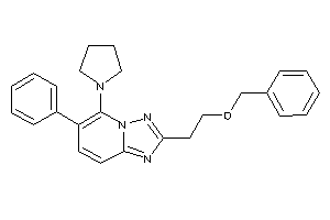 2-(2-benzoxyethyl)-6-phenyl-5-pyrrolidino-[1,2,4]triazolo[1,5-a]pyridine