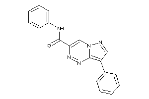 N,8-diphenylpyrazolo[5,1-c][1,2,4]triazine-3-carboxamide