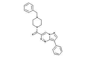(4-benzylpiperazino)-(8-phenylpyrazolo[5,1-c][1,2,4]triazin-3-yl)methanone