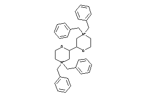 4,4-dibenzyl-2-(4,4-dibenzylmorpholin-4-ium-2-yl)morpholin-4-ium