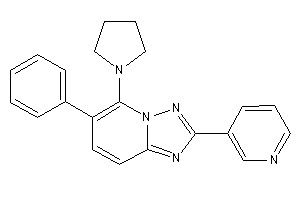 6-phenyl-2-(3-pyridyl)-5-pyrrolidino-[1,2,4]triazolo[1,5-a]pyridine